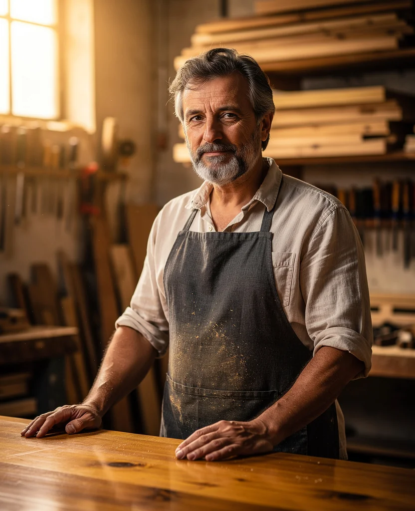 Sylvain Bernier, ébéniste et rédacteur de Meubles Weingand