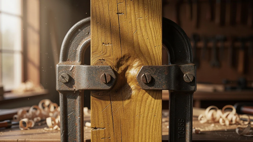 Serrer trop fort mes serre-joints a marqué le bois pour de bon